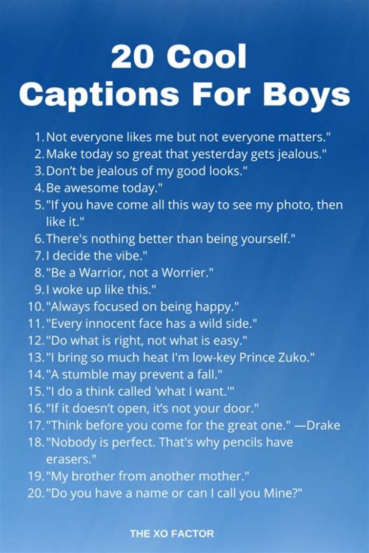 105 Fire Captions For Guys The XO Factor