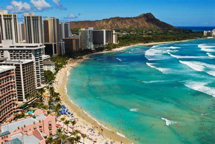 1920x1080px, 1080P free download Waikiki, art, hawaii, beach