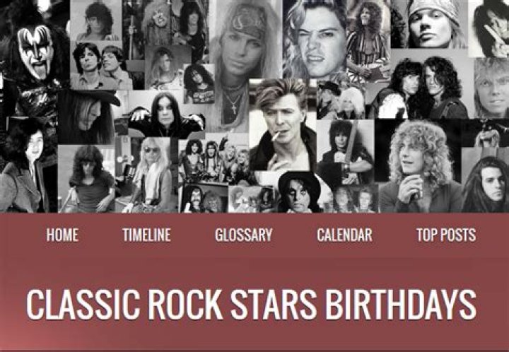 1950 Classic Rock Stars Birthdays