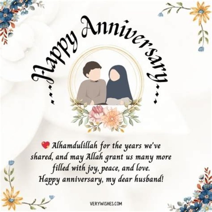 20 Islamic Wedding Anniversary Wishes For Husband & Wife Islamic