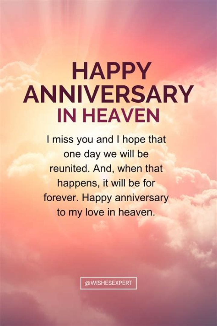 30 Happy Anniversary in Heaven Wishes