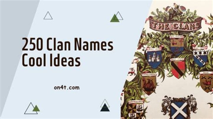 400+ Cool Clan Names That Will Make Your Game Clan Standout