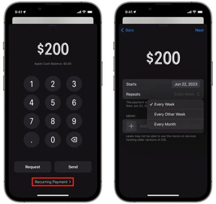 $50 Apple Pay Screenshot
