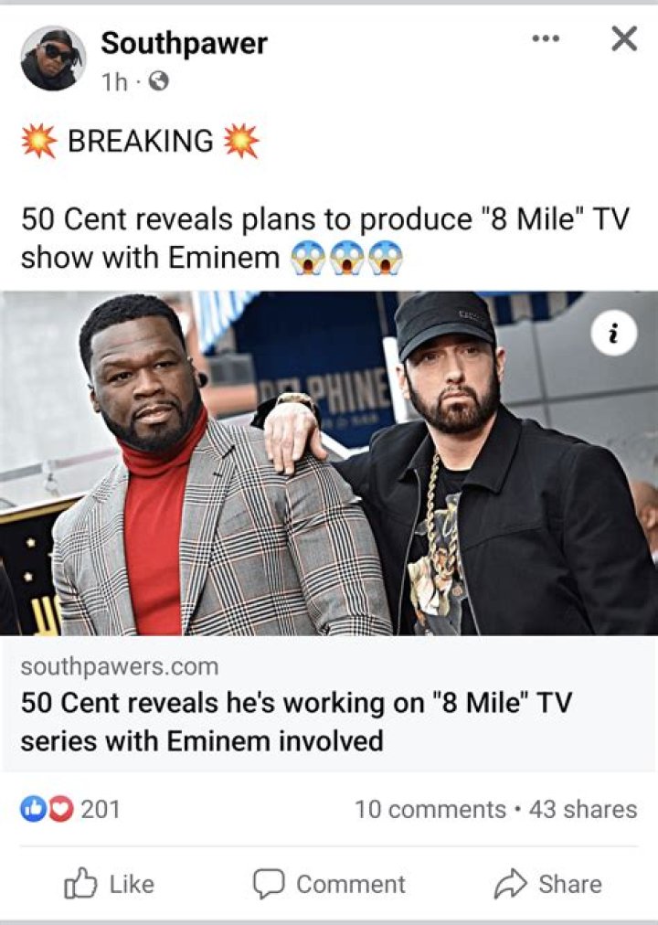 50 Cent's "8 Mile" TV Series: What We Know