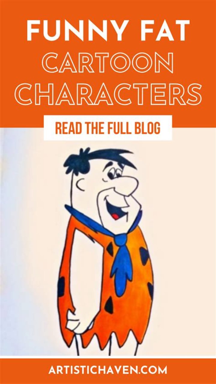 60 Funny Fat Cartoon Characters To Draw Artistic Haven