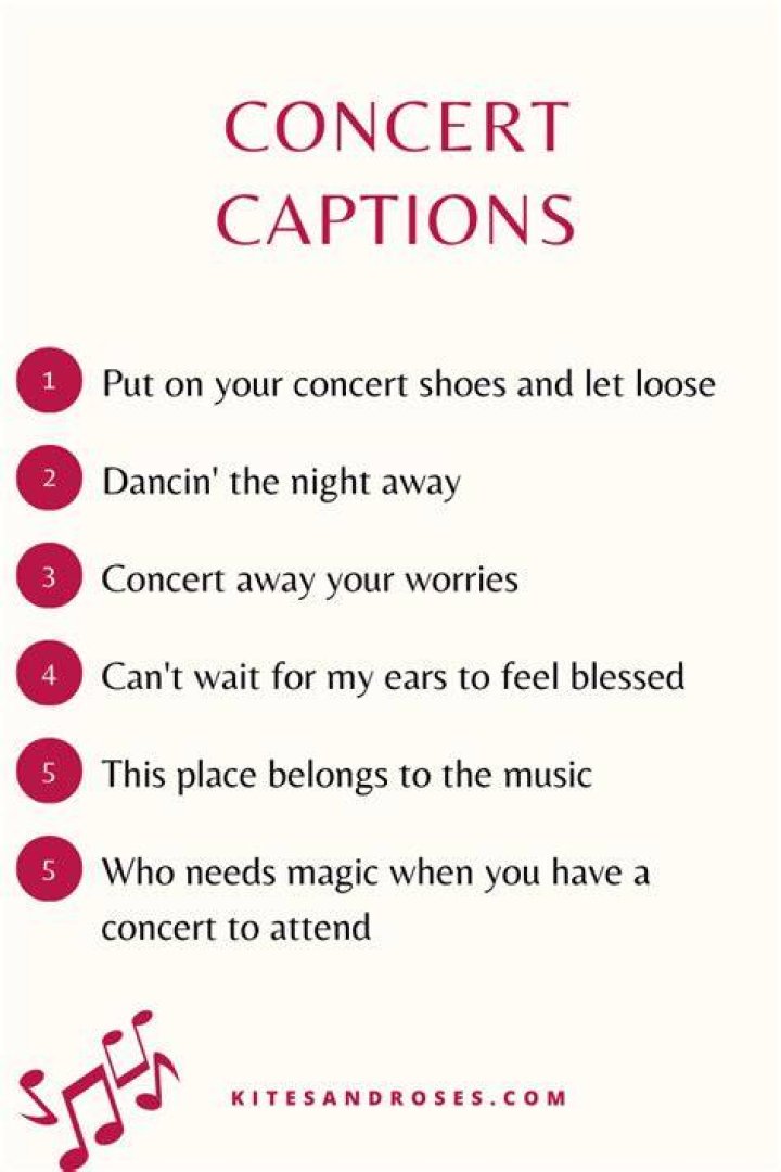 75 Best Concert Captions For Instagram