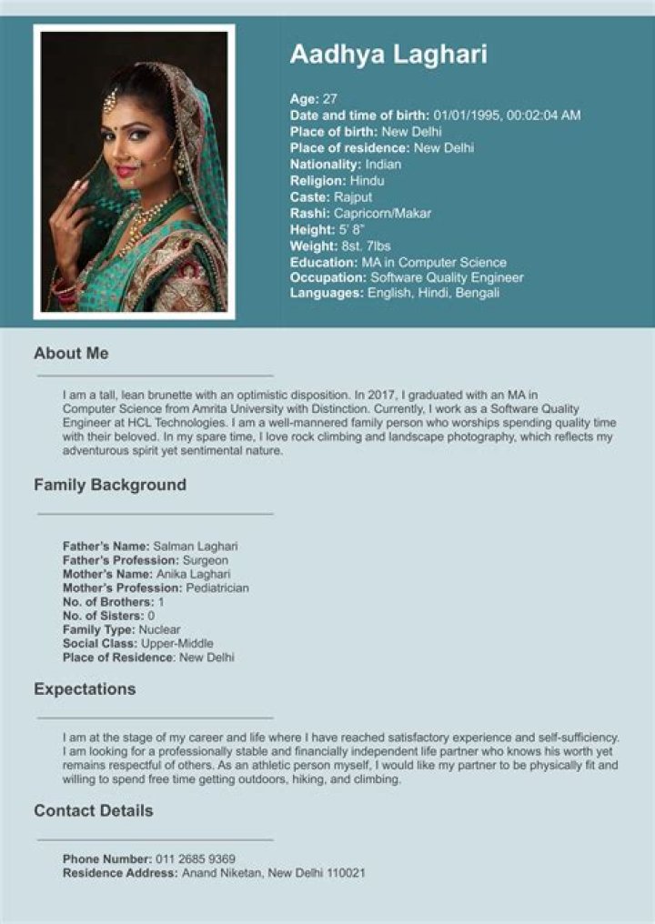 A Journey Through Biography, Age, And Matrimony