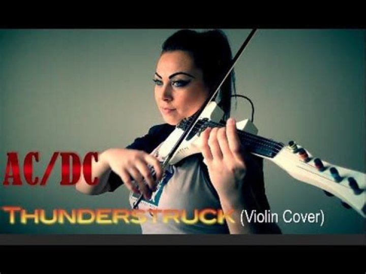 AC/DC - Thunderstruck (Violin Cover Cristina Kiseleff) - violin cover rock songs