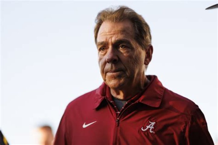 Alabama coach Nick Saban once again enjoys his favorite day
