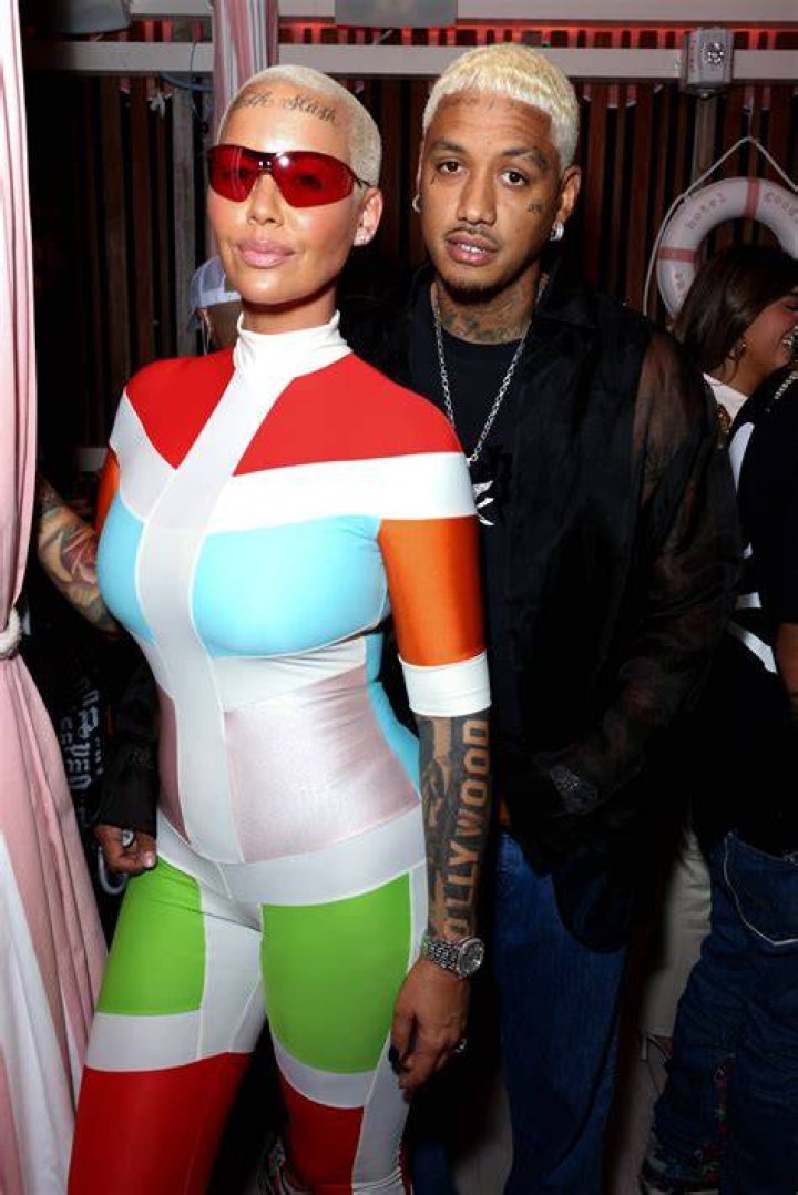 Amber Rose Says Boyfriend Alexander &lsquo;AE&rsquo; Edwards Cheated On Her With At