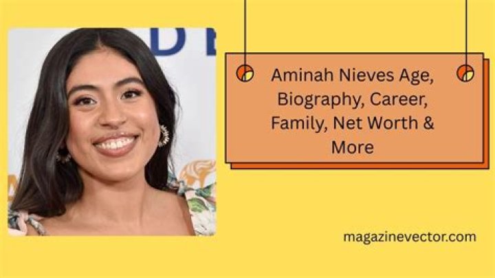 Aminah Nieves Net Worth | ZBlogL
