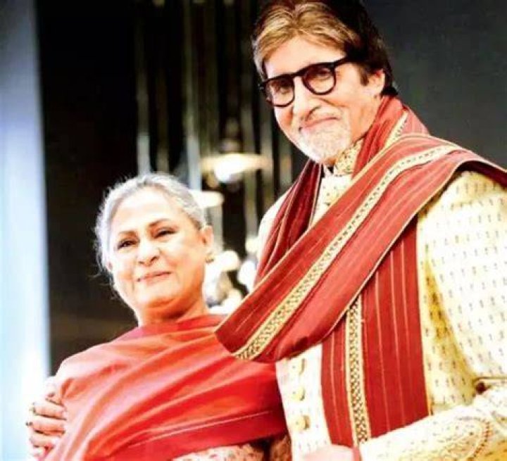 Amitabh Bachchan and his wife