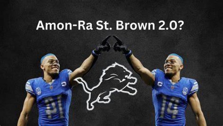 AmonRa St. Brown, the Sun God and Lions new WR1