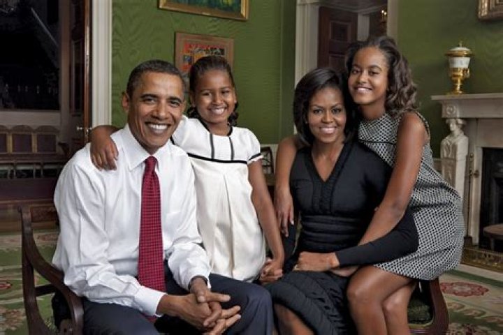 Barack Obama and his family heading to his friend, Sam Kass' wedding