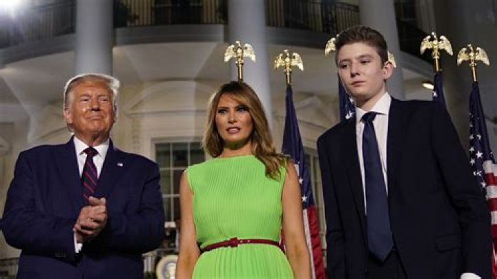 Barron Trump tested positive for Covid19, first lady says