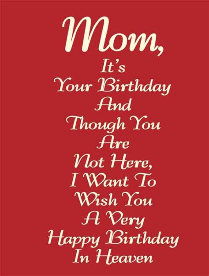 Birthday Quotes For Deceased Mom. QuotesGram