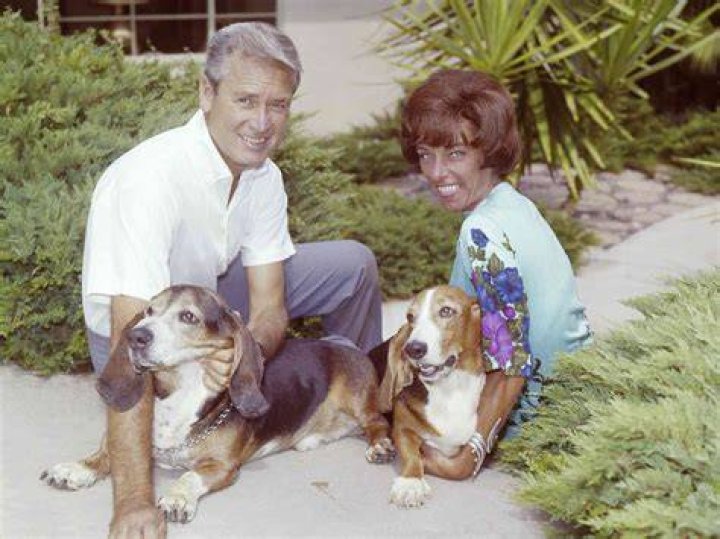 Bob Barker and his halfbrother Kent Valandra Stock Editorial Photo