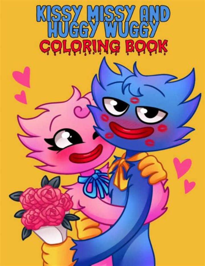 Buy Kissy Missy And Huggy Wuggy Coloring book 60 Pages of High Quality