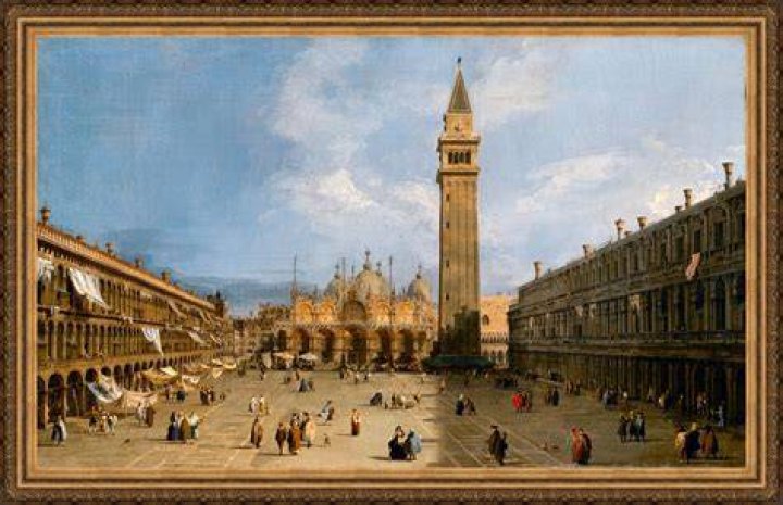Canaletto Piazza San Marco (late 1720s) Artschaft