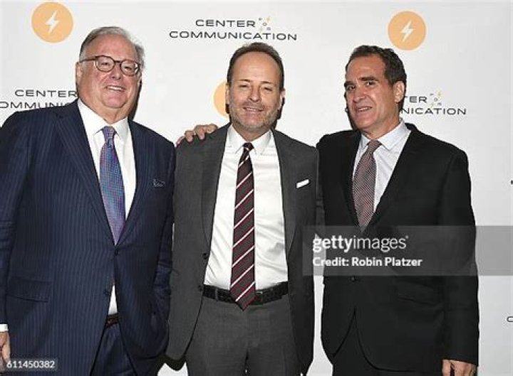Center for Communication Luncheon honoring Charlie Rose Robin Platzer