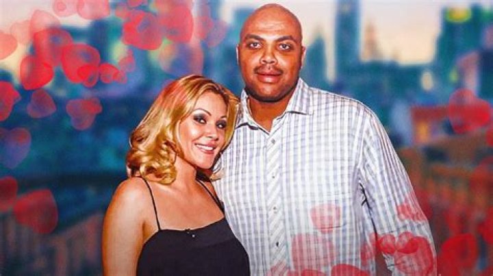 Charles Barkley and his wife Maureen Blumhardt. Married 1989 and has 1