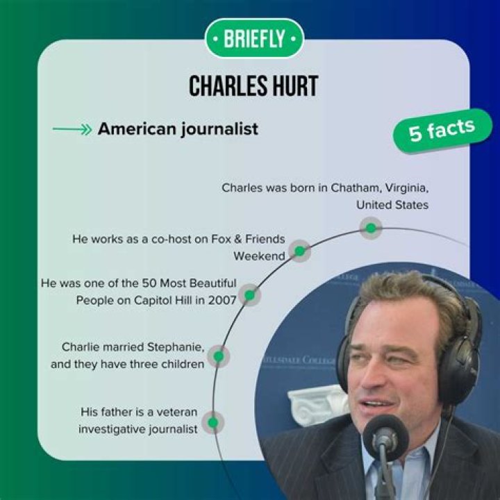 Charles Hurt BioAge, Education, Height, Wife, Children.