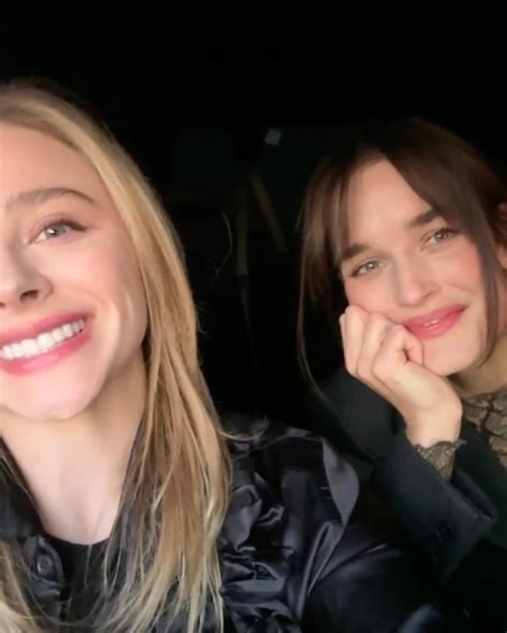 Chlo&euml; Grace Moretz Spotted Kissing Model Kate Harrison E! Online AP