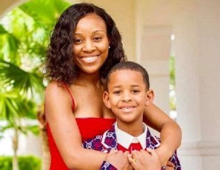 Christy West with son Amir