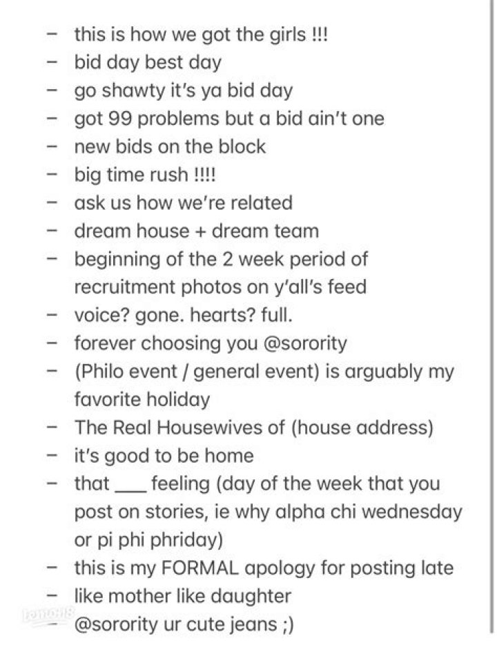 Cute Sorority Captions For Instagram & Hanging With Your Sisters On Campus