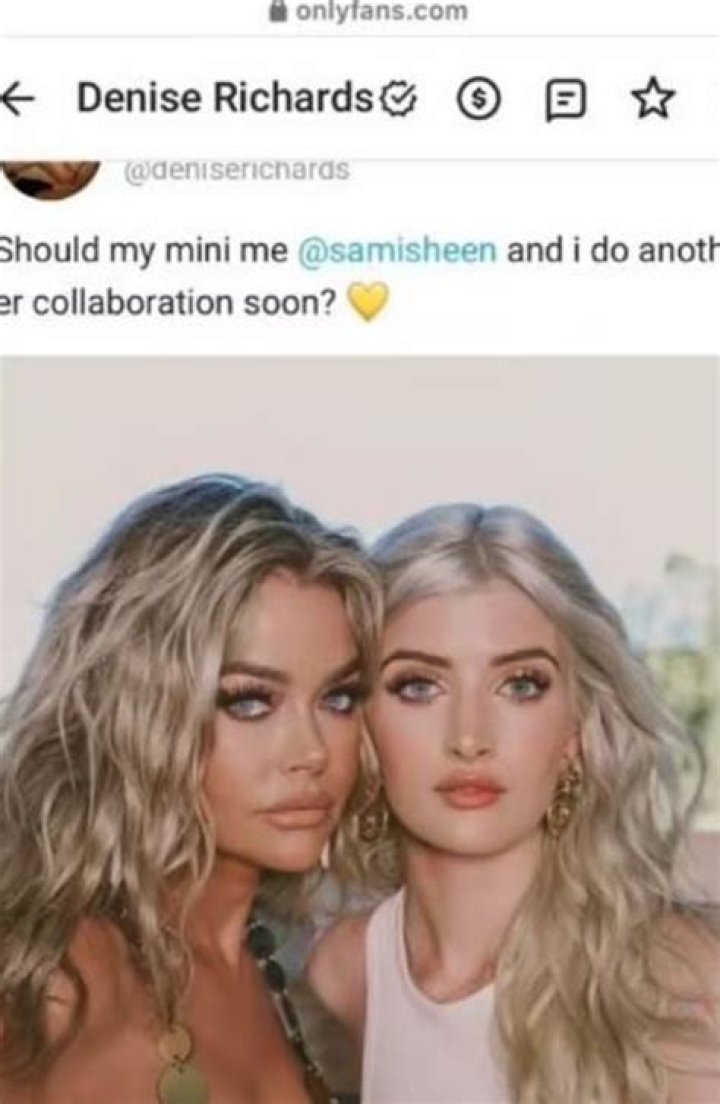 Denise Richards Teases OnlyFans Collab With Daughter Sami
