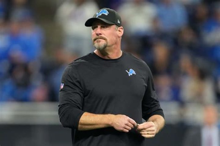 Detroit head coach Dan Campbell is unrecognisable from his longhaired