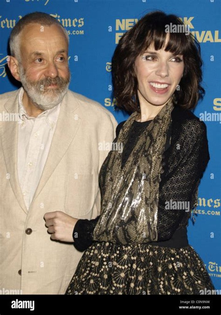 Director Mike Leigh and Sally Hawkins at the Premiere of 'Happy Go