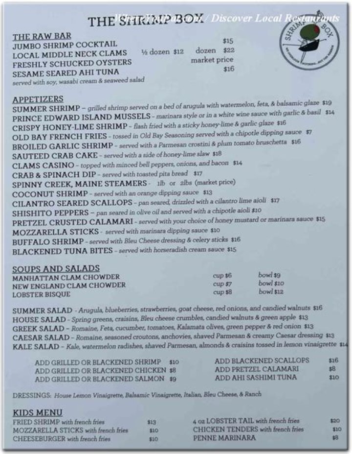 Discover The Unforgettable Flavors Of The Nola Shrimp Box Menu