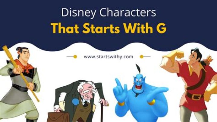 Disney Characters That Start with Y All 40 Names