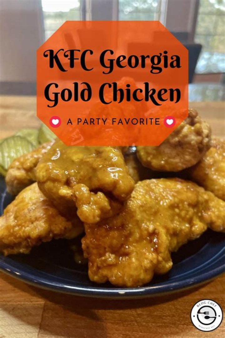 Does KFC still have Georgia Gold Chicken? |