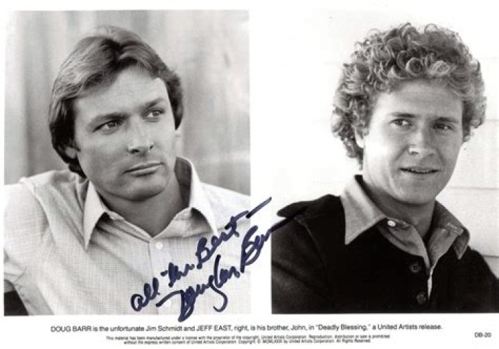 Douglas Barr autograph Signed promotion photograph