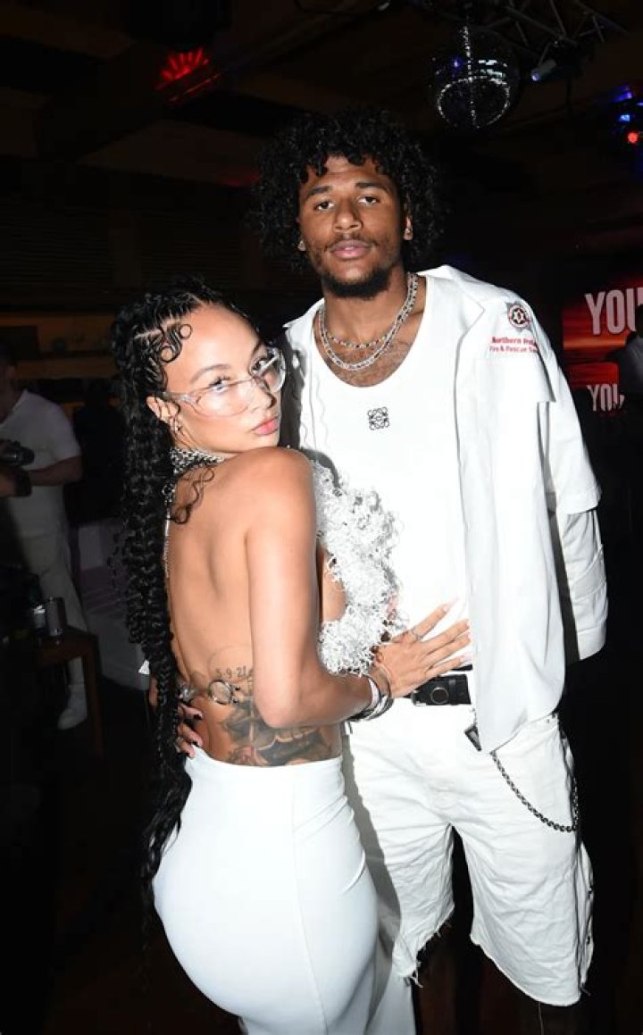 Draya Michelle With her boyfriend Tyrod Taylor night out at Zero Bond