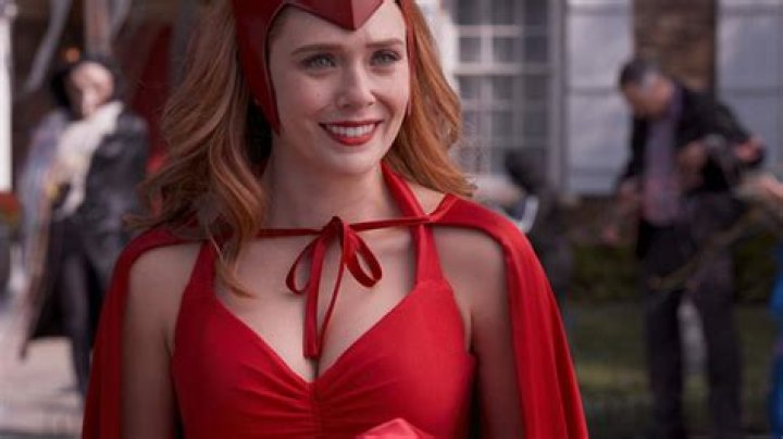 Elizabeth Olsen as Wanda Maximoff in WandaVision Episode 9! in 2021