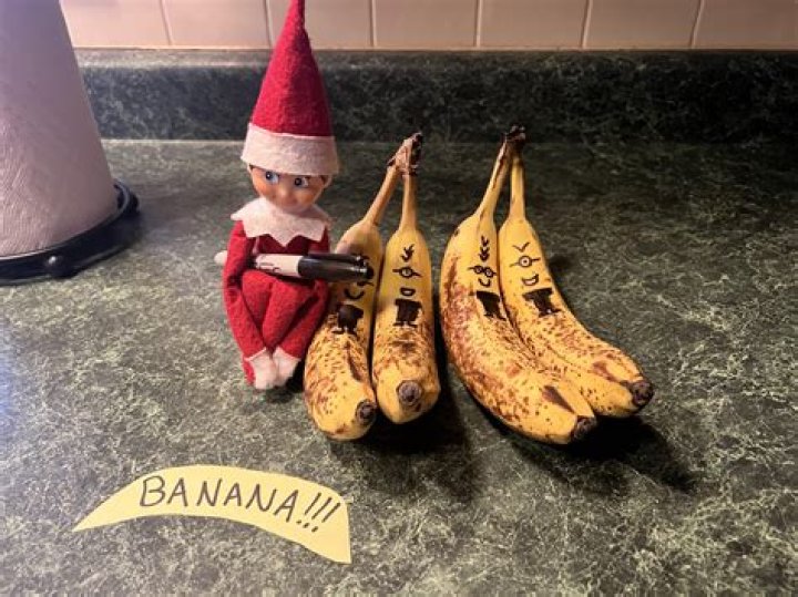 Elves have gone bananas elfontheshelf elfontheshelfideas Awesome