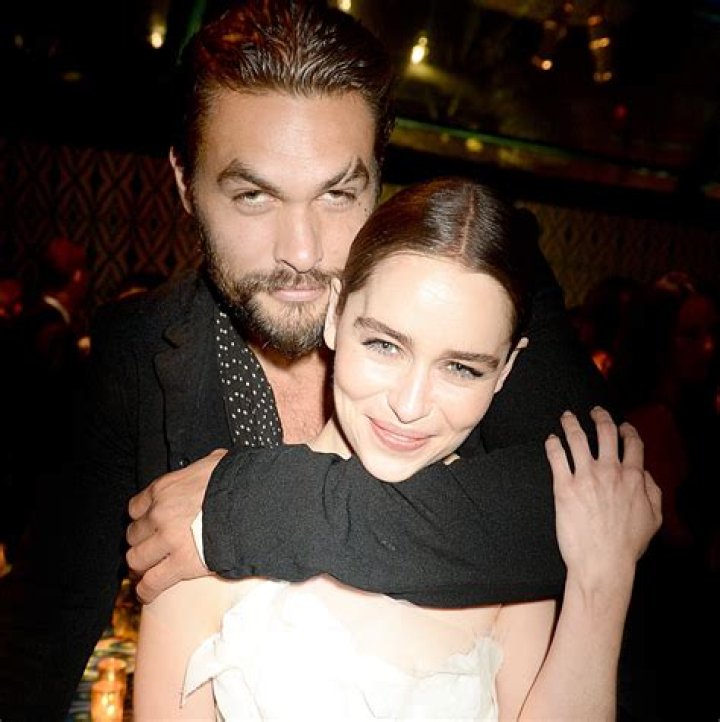 Emilia Clarke & Jason Momoa Reunite At 'Game of Thrones' Party See The