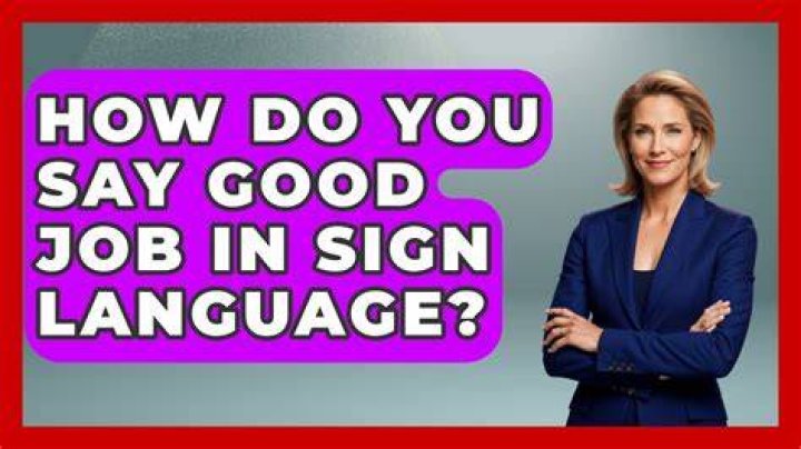 Exciting New "Good Job" Sign Language GIFs Taking The Internet By Storm