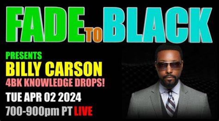 Fade To Black Billy Carson June 29th Jimmy Church Radio