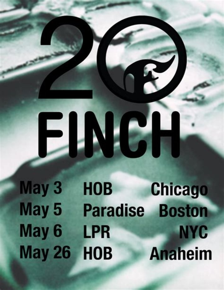 Finch Announce First Live Shows in 10 Years Pop Culture Madness