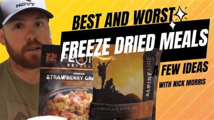 Freeze Dried Meals, Freeze Dried Food Storage, Best Freeze Dried Food