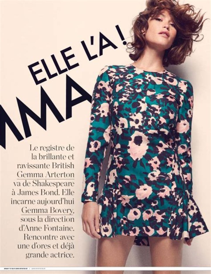 Gemma Arterton ELLE Magazine (France) August 2014 Issue • CelebMafia