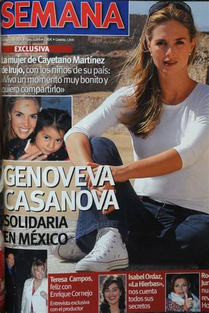 Genoveva Casanova qui&eacute;n es el ganadero con el que se ve c&oacute;mplice