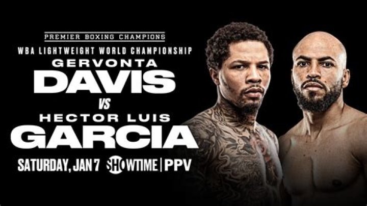 Gervonta DavisHector Luis Garcia Showtime PPV fight is on for Jan. 7