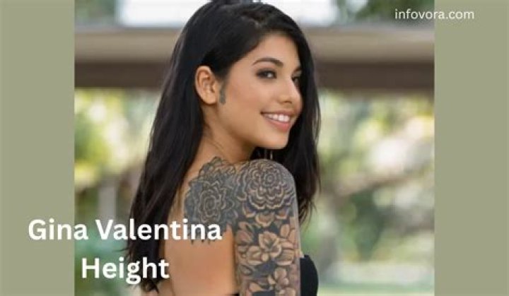 Gina Valentina Height, Weight, Age, Husband, Boyfriend, Biography & More 5 Gina Valentina Height, Weight, Tattoo & Figure