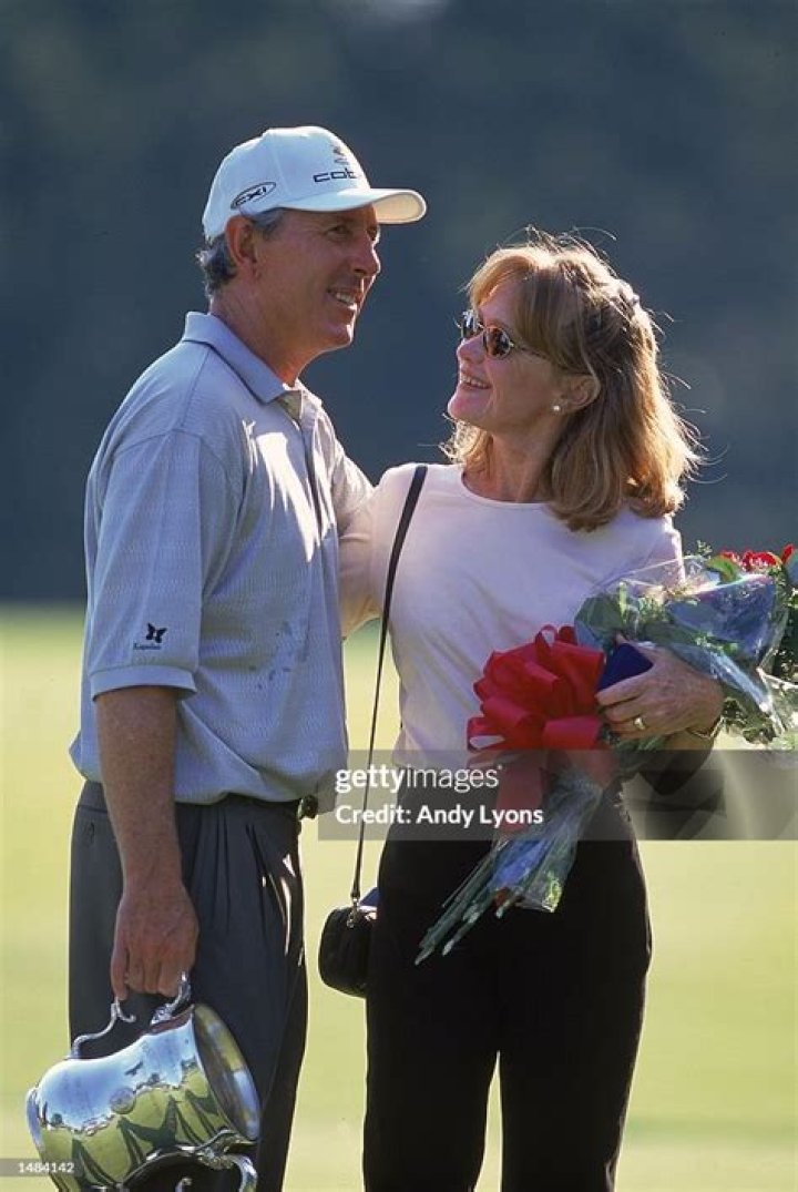 Hale Irwin and wife Sally pose after Hale wins the U.S. Senior Open... News Photo Getty Images