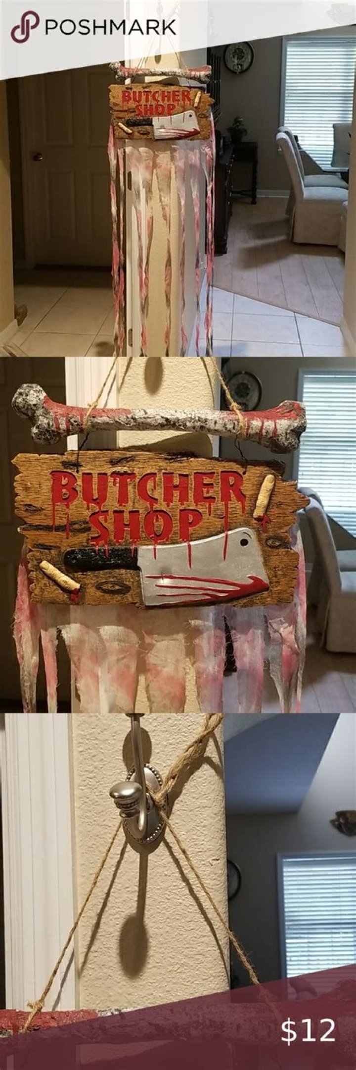 Halloween Butcher Shop Hanging Door Decor in 2021 Door decorations
